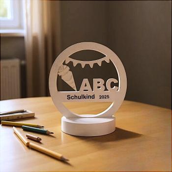Artikelbild Einschulung Schulkind 2025 1 Klasse Raysin Loop Ring ABC Schultüte-Photoroom (14).png  Löschen Alternativtext Einschulung Schulkind 2025 1 Klasse personalisiert Geschenkset Loop inkl. Ständer aus Raysin - Artikel-Nr. 1100050 Als Artikelbild nu